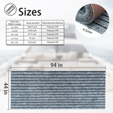 BowLift | Marine Carpet Boat Carpet Marine Grade - Waterproof Grey Teak Indoor/Outdoor Carpet with Marine Backing, Anti-Slide, Cuttable, Easy-to-Clean Patio and Deck Rug