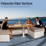 BowLift | Marine Carpet Boat Carpet Marine Grade - Waterproof Grey Teak Indoor/Outdoor Carpet with Marine Backing, Anti-Slide, Cuttable, Easy-to-Clean Patio and Deck Rug