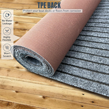BowLift | Marine Carpet Boat Carpet Marine Grade - Waterproof Grey Teak Indoor/Outdoor Carpet with Marine Backing, Anti-Slide, Cuttable, Easy-to-Clean Patio and Deck Rug