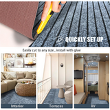 BowLift | Marine Carpet Boat Carpet Marine Grade - Waterproof Grey Teak Indoor/Outdoor Carpet with Marine Backing, Anti-Slide, Cuttable, Easy-to-Clean Patio and Deck Rug
