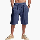 Men's Cargo Shorts – Elastic Waist & Multiple Pockets