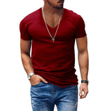 Men's V-Neck T-Shirt – Short Sleeve & Classic Fit