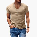 Men's V-Neck T-Shirt – Short Sleeve & Classic Fit