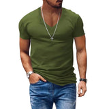 Men's V-Neck T-Shirt – Short Sleeve & Classic Fit