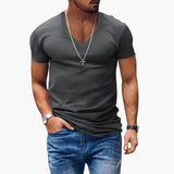 Men's V-Neck T-Shirt – Short Sleeve & Classic Fit