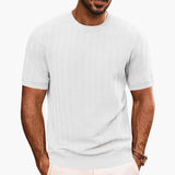 Men's T-Shirt – Crew Neck & Textured Surface