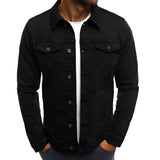 Men's Jacket Casual Button Front Lightweight Outerwear