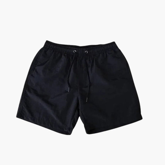 Men's Knee-Length Shorts with Drawstring and Zip Pockets