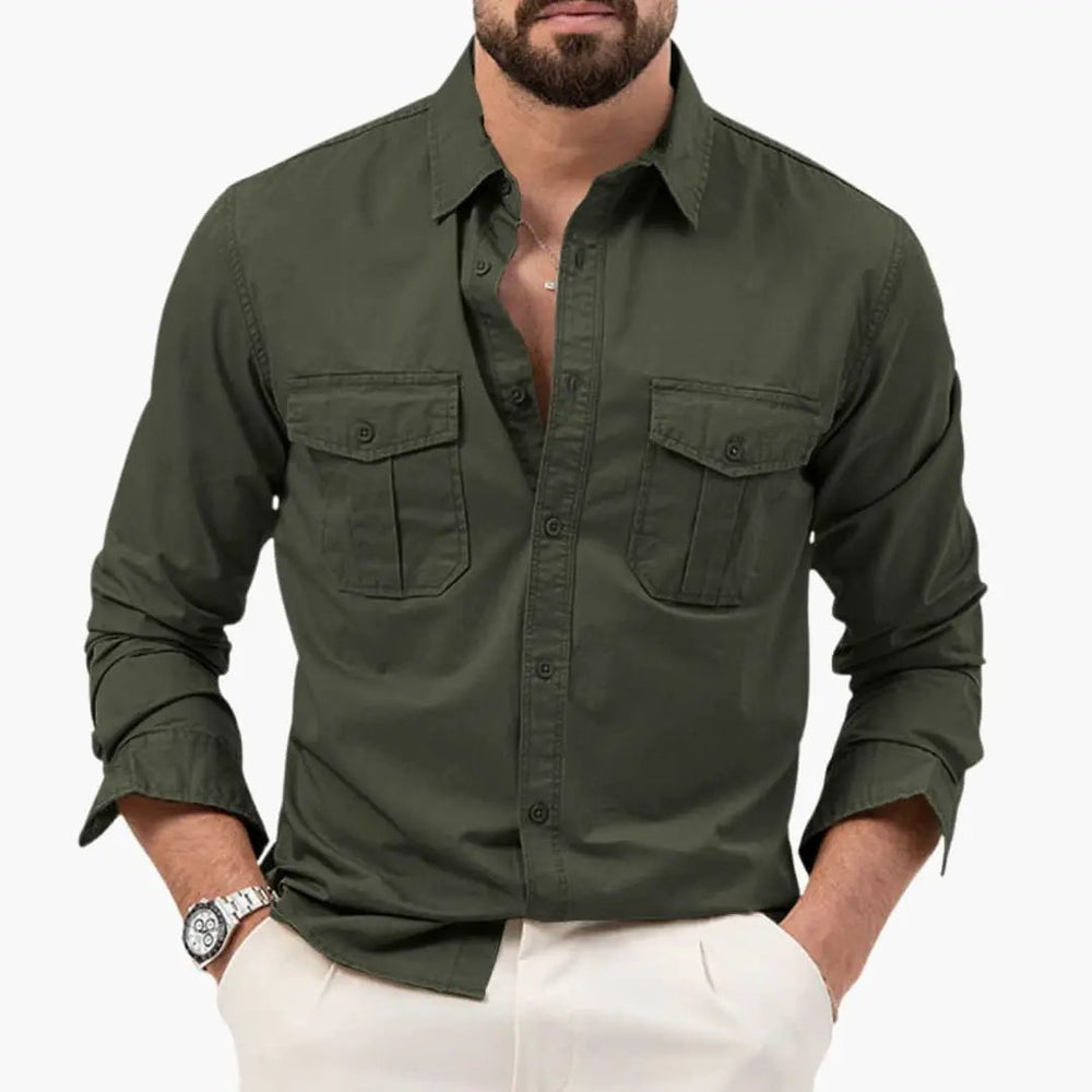 Button-Down Shirt – Men's, Long Sleeve & Chest Pockets