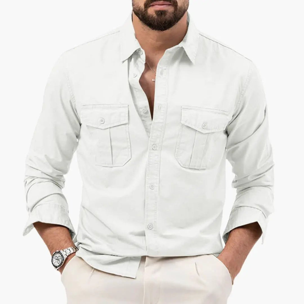 Button-Down Shirt – Men's, Long Sleeve & Chest Pockets