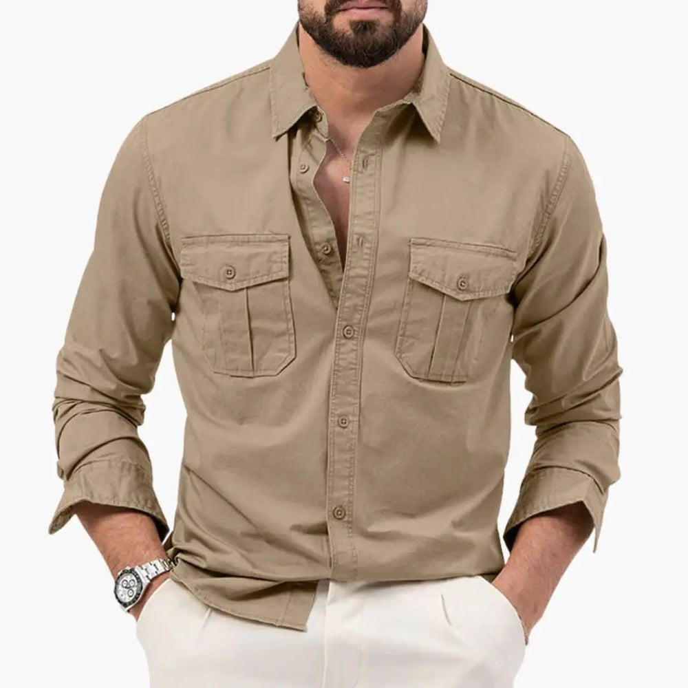 Button-Down Shirt – Men's, Long Sleeve & Chest Pockets