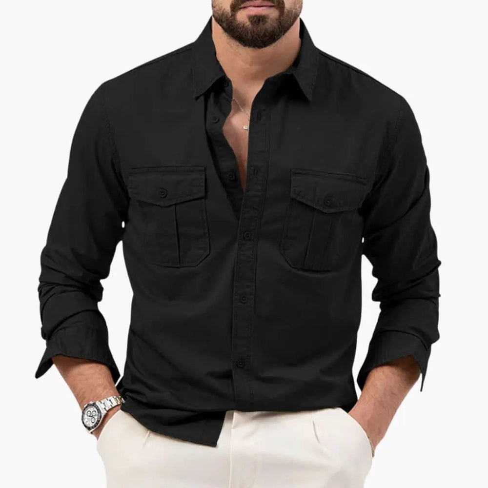 Button-Down Shirt – Men's, Long Sleeve & Chest Pockets