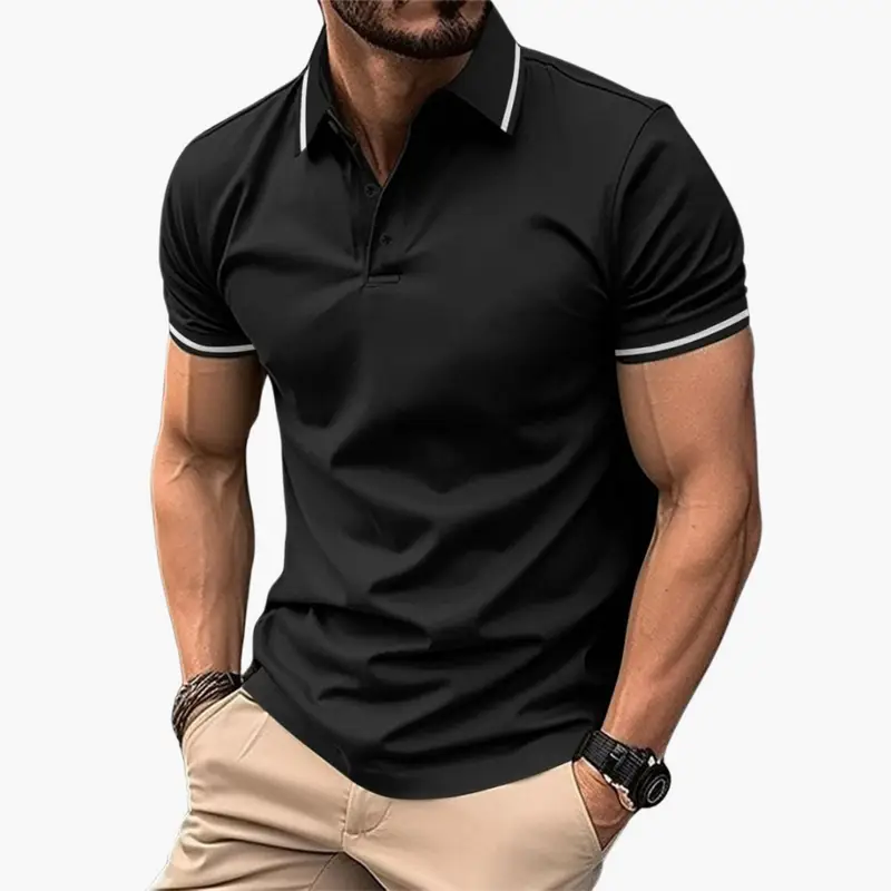 Men's Polo Shirt – Short Sleeve, Classic Collar & Casual Fit