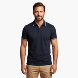 Men's Polo Shirt – Short Sleeve, Classic Collar & Casual Fit