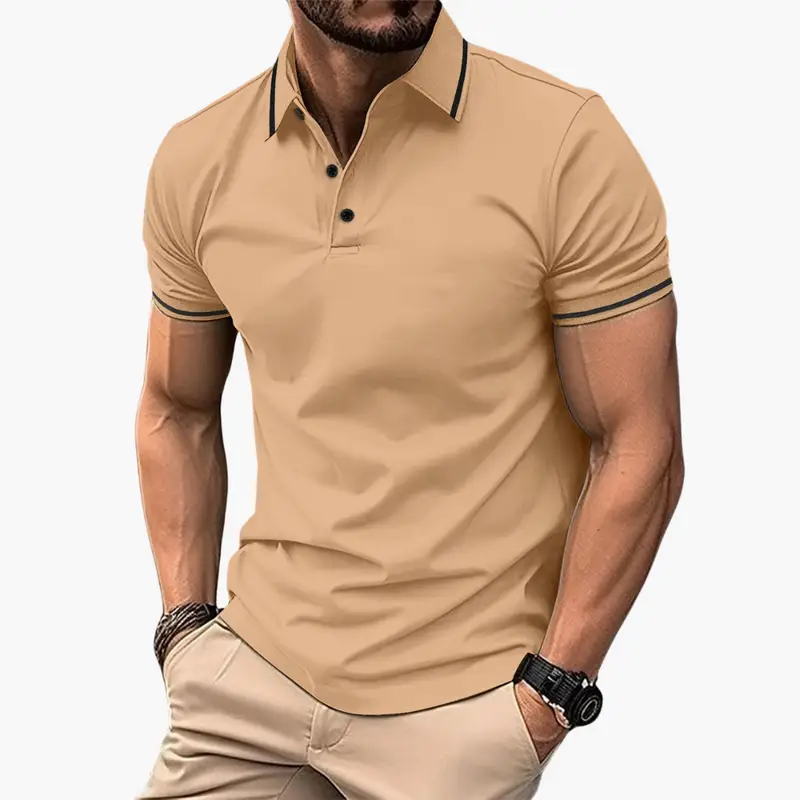 Men's Polo Shirt – Short Sleeve, Classic Collar & Casual Fit