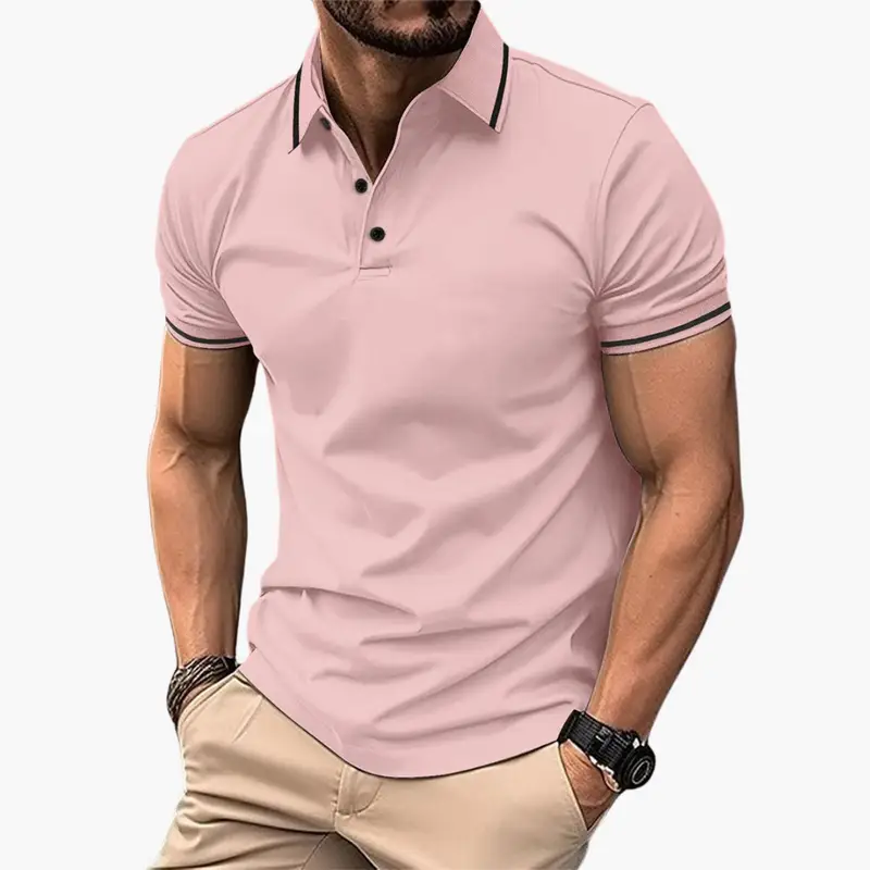 Men's Polo Shirt – Short Sleeve, Classic Collar & Casual Fit