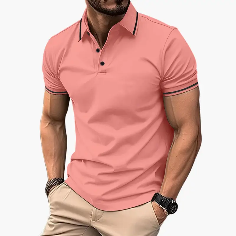 Men's Polo Shirt – Short Sleeve, Classic Collar & Casual Fit