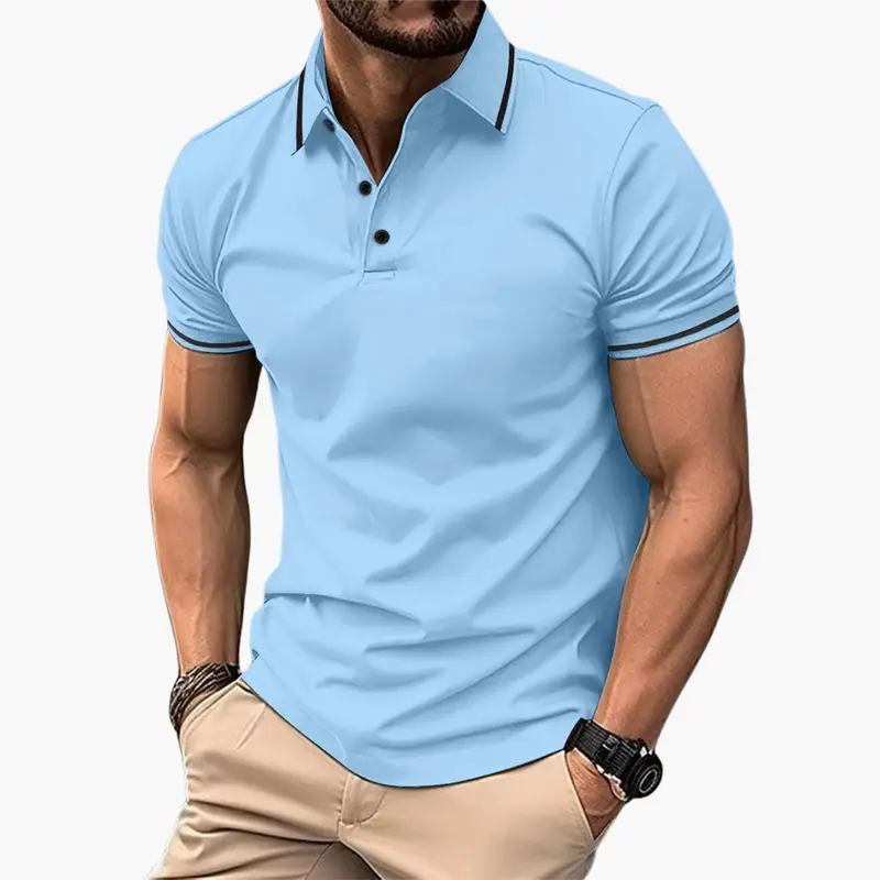 Men's Polo Shirt – Short Sleeve, Classic Collar & Casual Fit