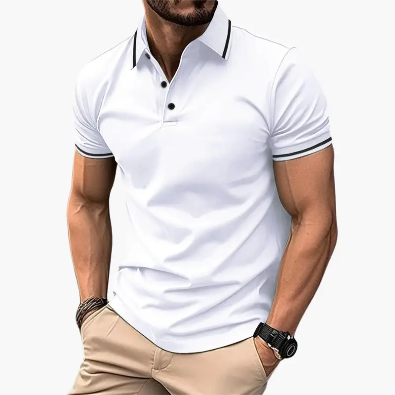 Men's Polo Shirt – Short Sleeve, Classic Collar & Casual Fit