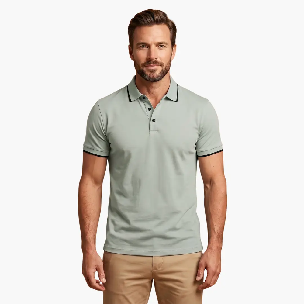 Men's Polo Shirt – Short Sleeve, Classic Collar & Casual Fit