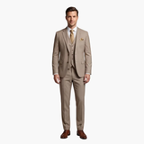 Men's Suit – Notched Lapels & Three-Piece Set