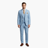 Men's Suit – Notched Lapels & Three-Piece Set