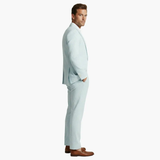 Men's Pinstripe Suit – Two-Piece, Notch Lapel & Slim Fit