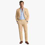 Men's Pinstripe Suit – Two-Piece, Notch Lapel & Slim Fit