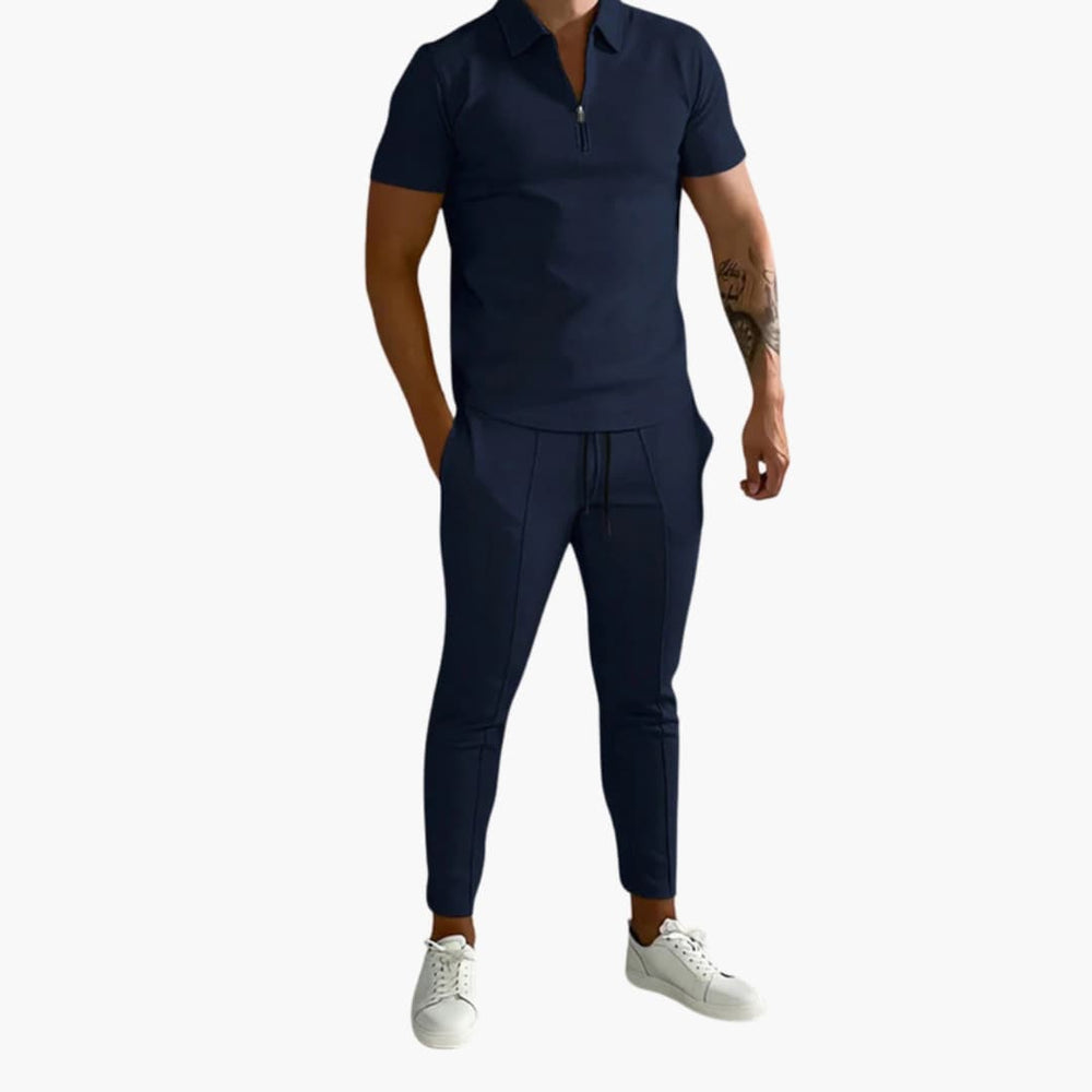 Men's Jogger & Sweatshirt Set – Two-Piece, Matching Loungewear Outfit