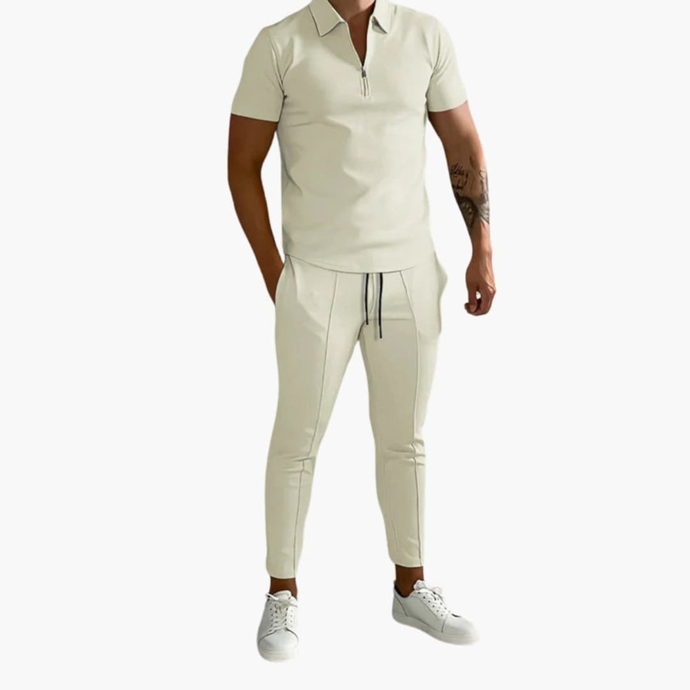 Men's Jogger & Sweatshirt Set – Two-Piece, Matching Loungewear Outfit