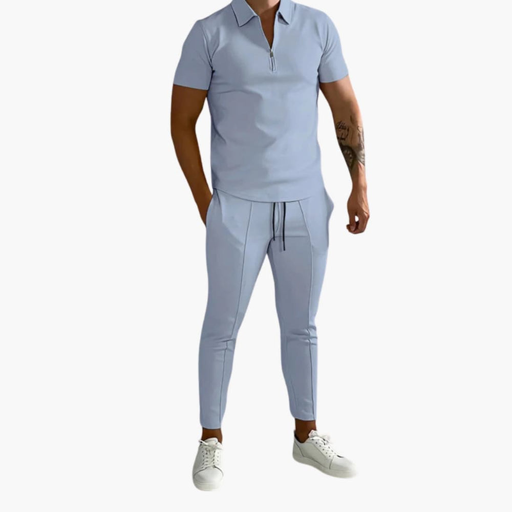 Men's Jogger & Sweatshirt Set – Two-Piece, Matching Loungewear Outfit