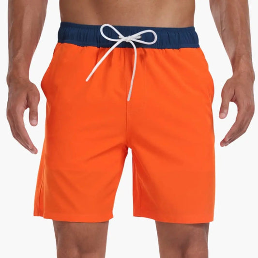 Men’s Swim Shorts with Drawstring and Side Pockets