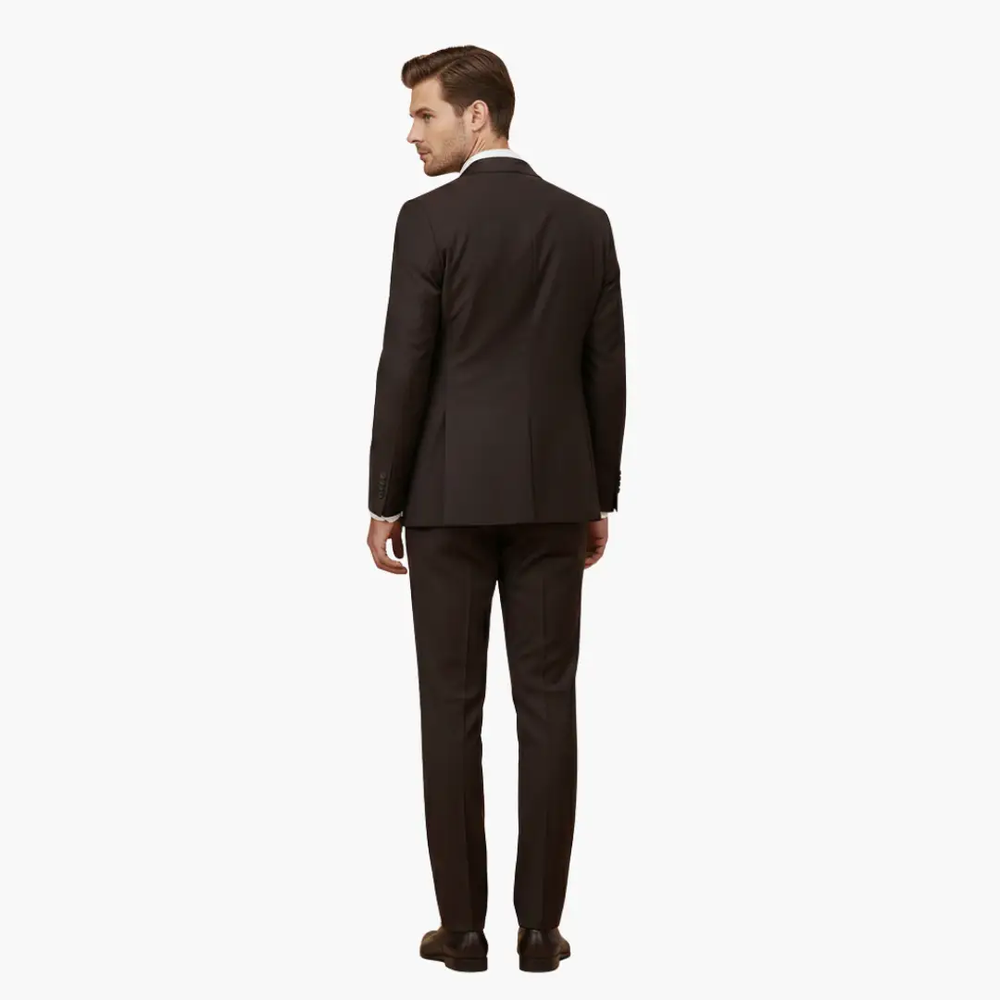 Men's Three-Piece Suit – Notch Lapel, Vest Included & Tailored Fit