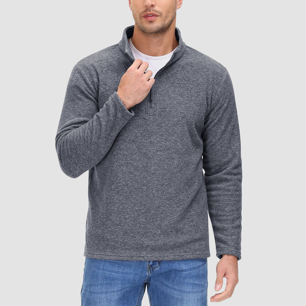 Men's 1/4 Zip Pullover Shirt Long Sleeve Sweatshirts 0