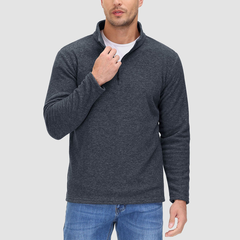 Men's 1/4 Zip Pullover Shirt Long Sleeve Sweatshirts 13