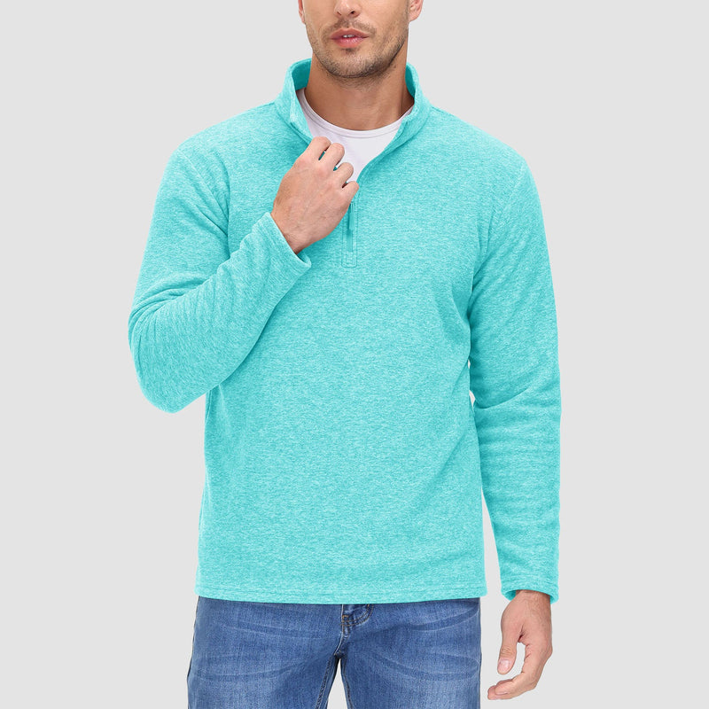 Men's 1/4 Zip Pullover Shirt Long Sleeve Sweatshirts 16