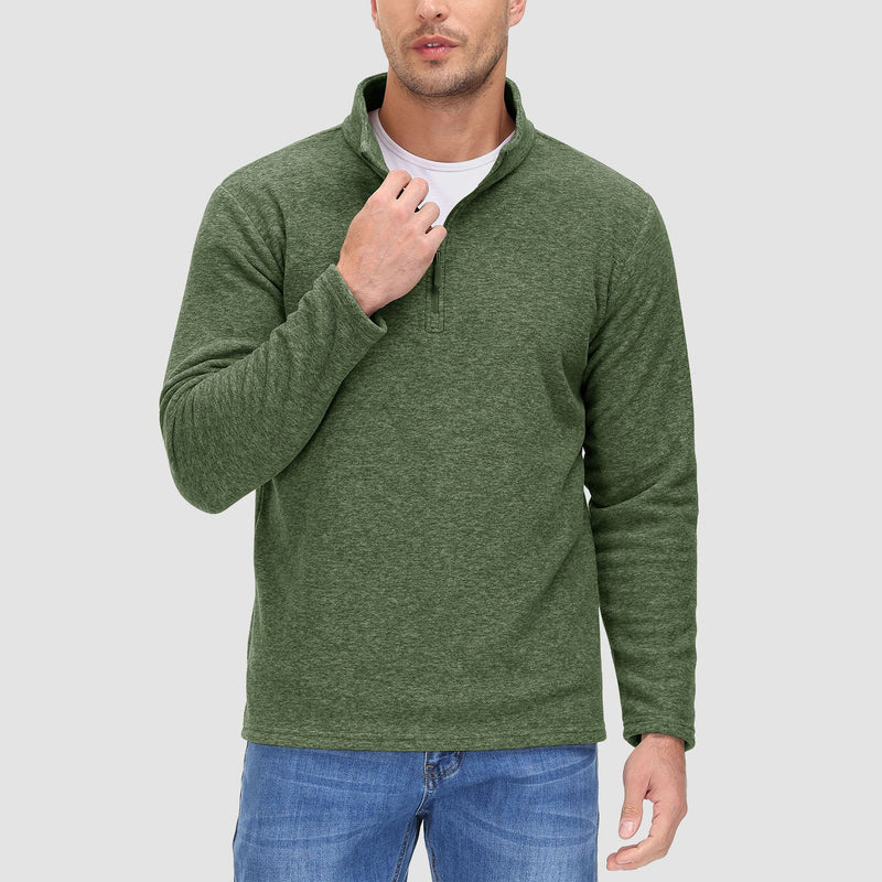 Men's 1/4 Zip Pullover Shirt Long Sleeve Sweatshirts 17
