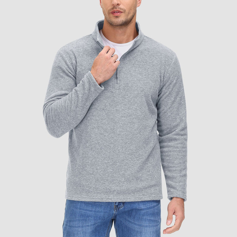 Men's 1/4 Zip Pullover Shirt Long Sleeve Sweatshirts 18