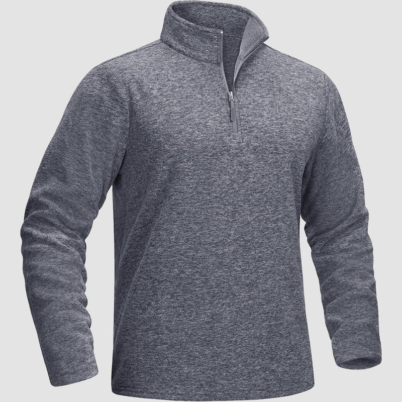 Men's 1/4 Zip Pullover Shirt Long Sleeve Sweatshirts 1