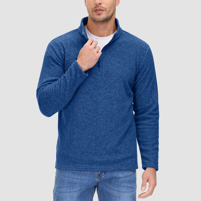 Men's 1/4 Zip Pullover Shirt Long Sleeve Sweatshirts 22