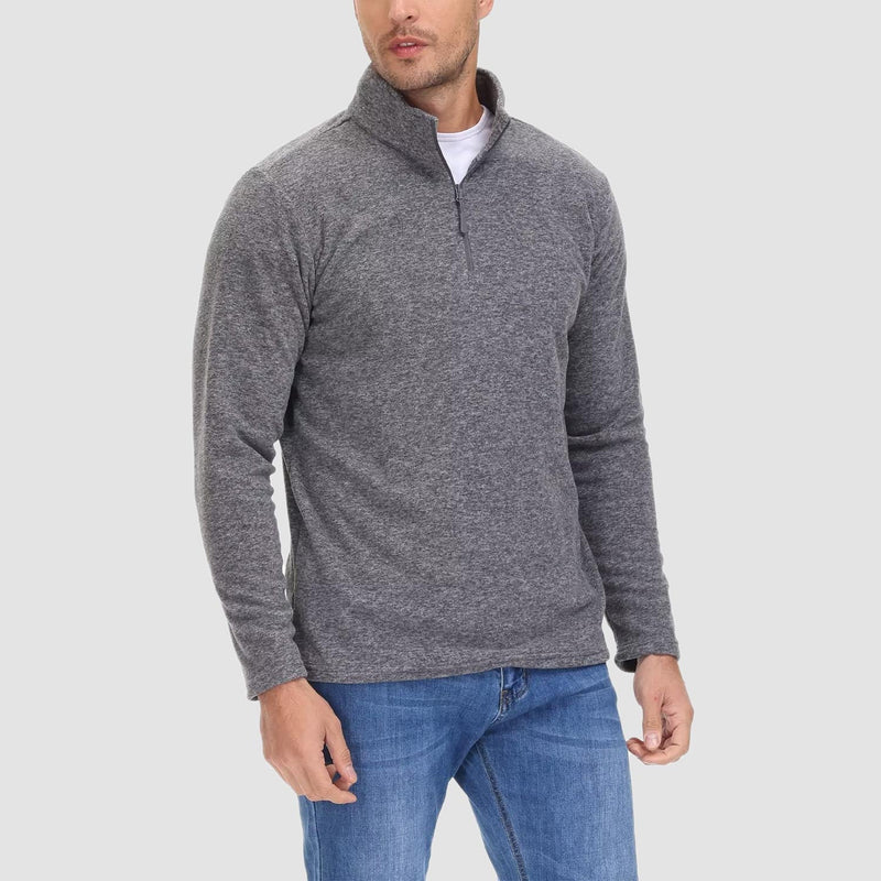 Men's 1/4 Zip Pullover Shirt Long Sleeve Sweatshirts 3