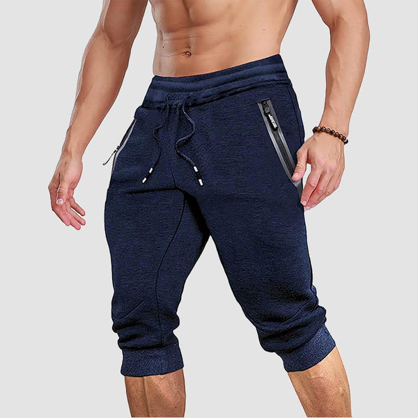 Men's 3/4 Capri Joggers with Pockets 0