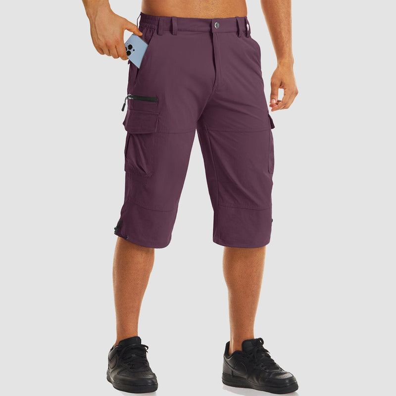 Men's 3/4 Capri Quick Dry Sports Shorts 10