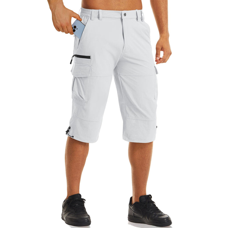 Men's 3/4 Capri Quick Dry Sports Shorts 14