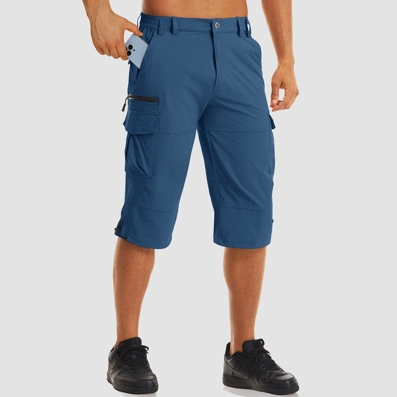 Men's 3/4 Capri Quick Dry Sports Shorts 16