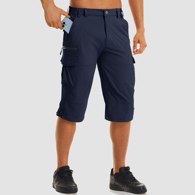 Men's 3/4 Capri Quick Dry Sports Shorts 1