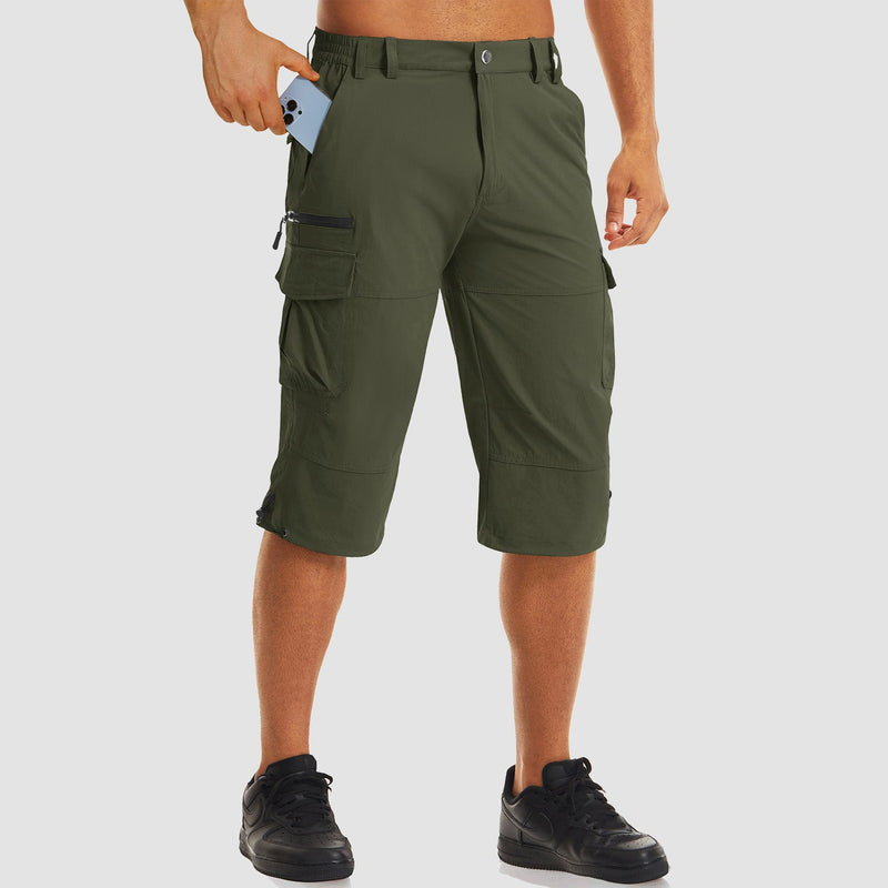 Men's 3/4 Capri Quick Dry Sports Shorts 7