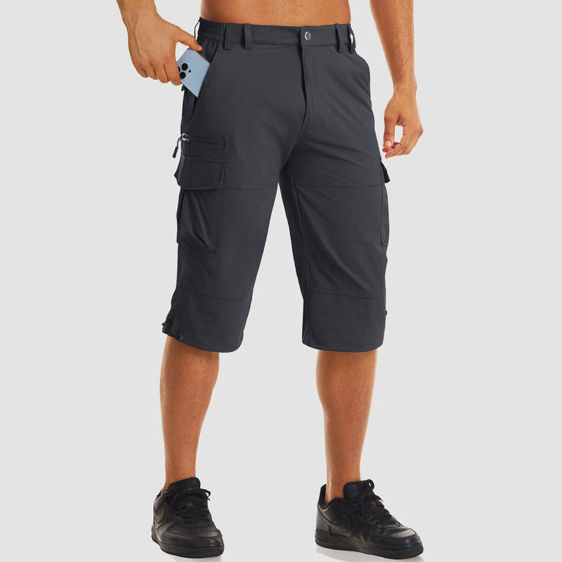 Men's 3/4 Capri Quick Dry Sports Shorts 9