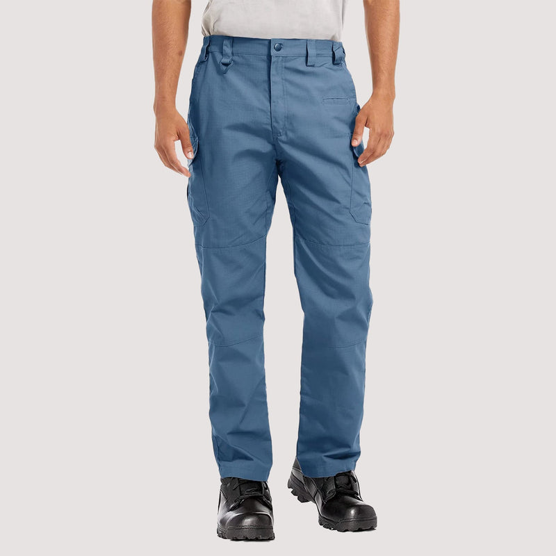 Men's 9-Pocket Tactical Cargo Pants | Ripstop Workwear 11