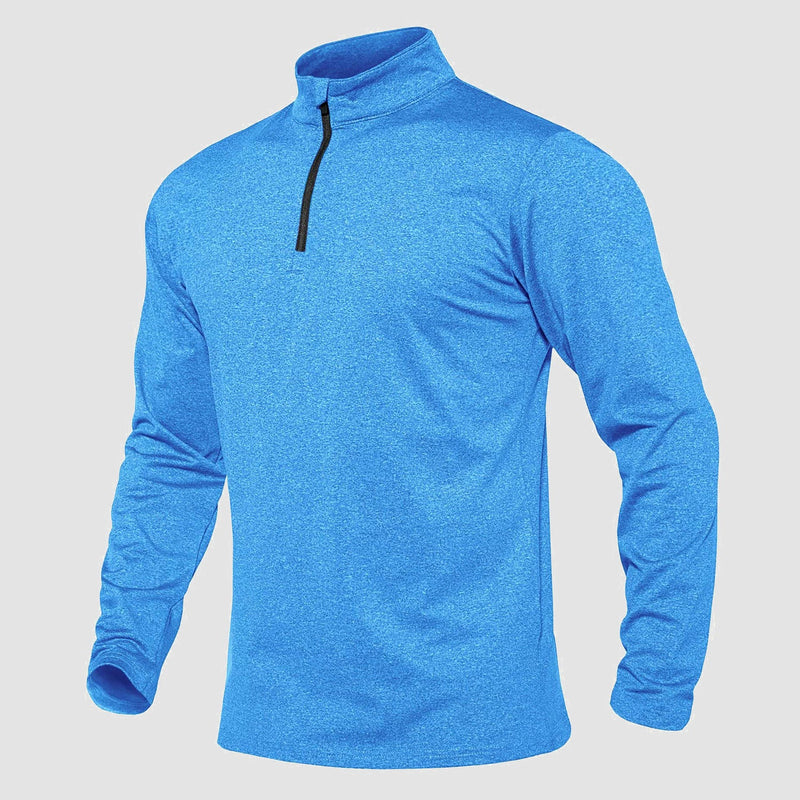 Men's Athletic Shirt 1/4 Zip Fleece Long Sleeve Sweatshirts 11